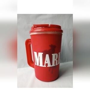 VTG Marlboro Red Plastic “Cold Or Hot” 22 oz Mug 7” X “4